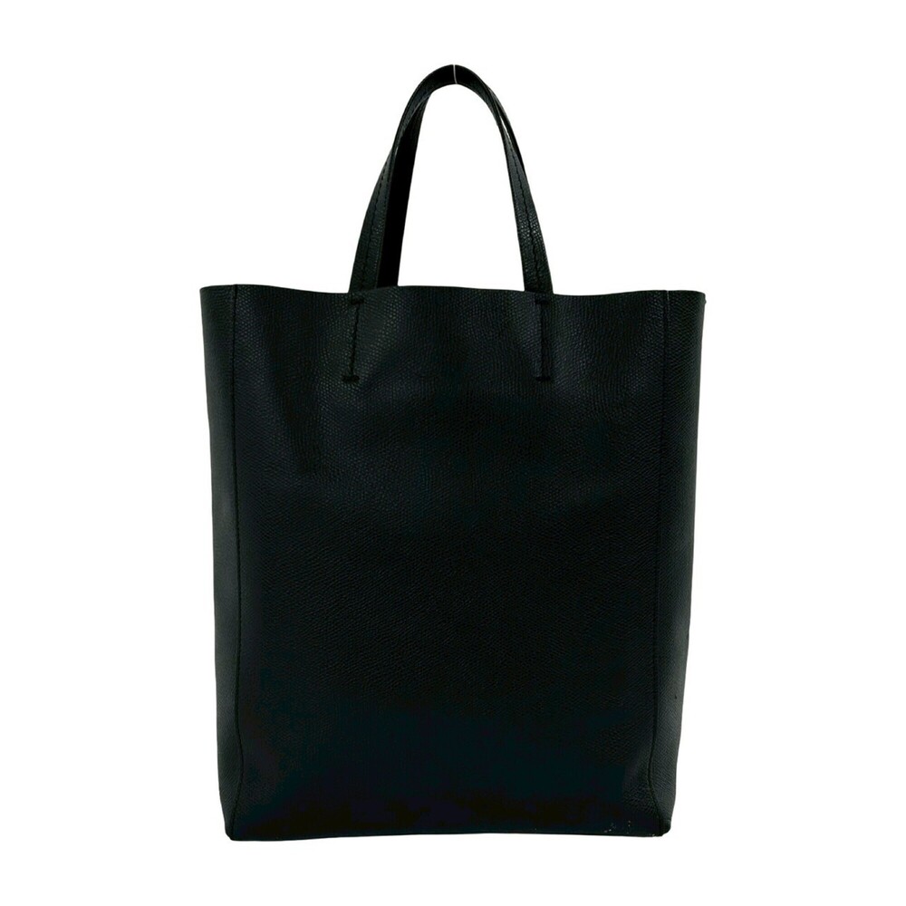 CELINE Vertical Cabas Small Leather 2-way Shoulder Bag, Handbag, Mini Tote Bl... - Picture 3 of 10